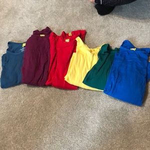 6 WonderWink underscrub tops!